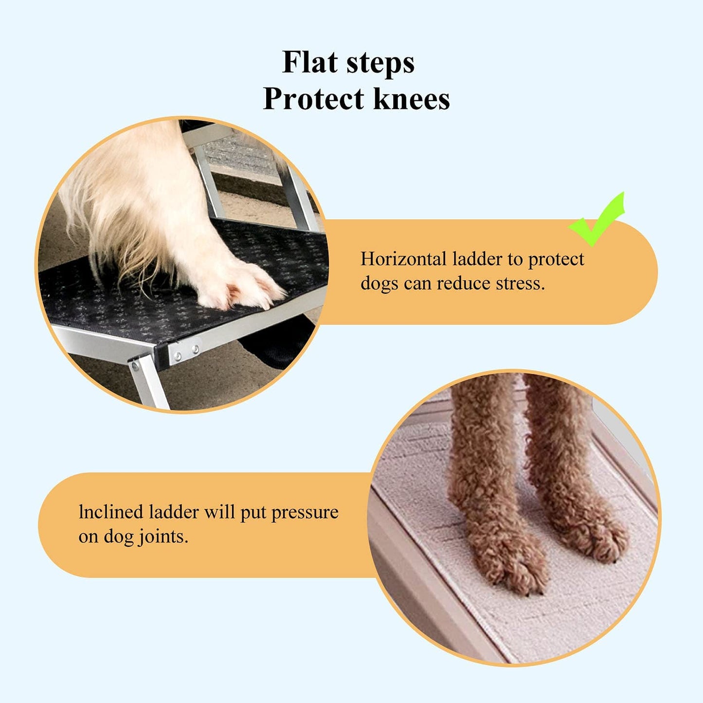 Dog Ramps For Large Dogs SUV with 5 Stairs