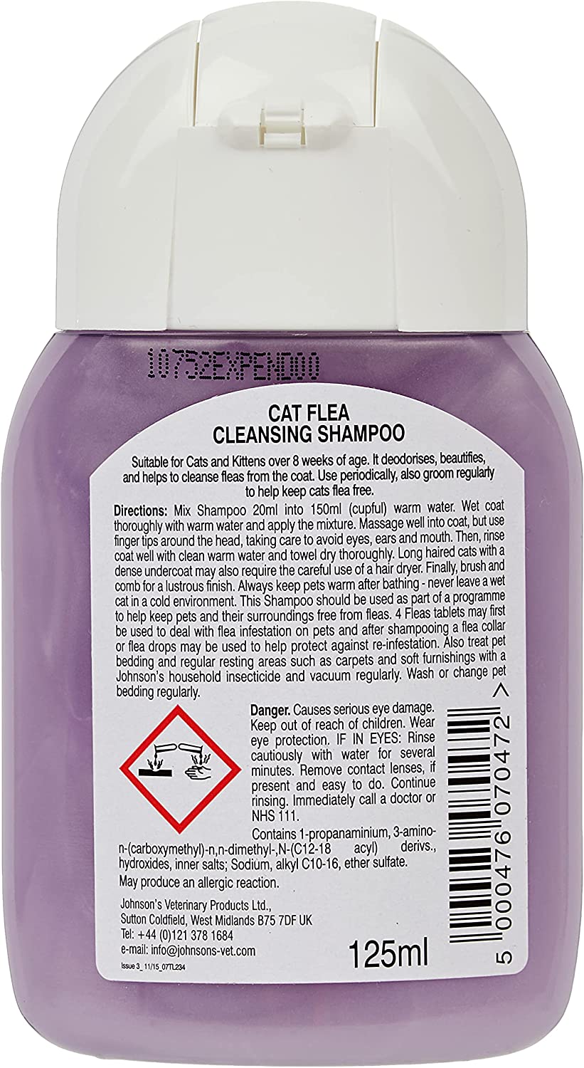 Cat Flea Cleansing Shampoo 125 ml