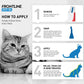 Plus Flea & Tick Treatment for Cats and Ferrets - 3&6 Pipettes